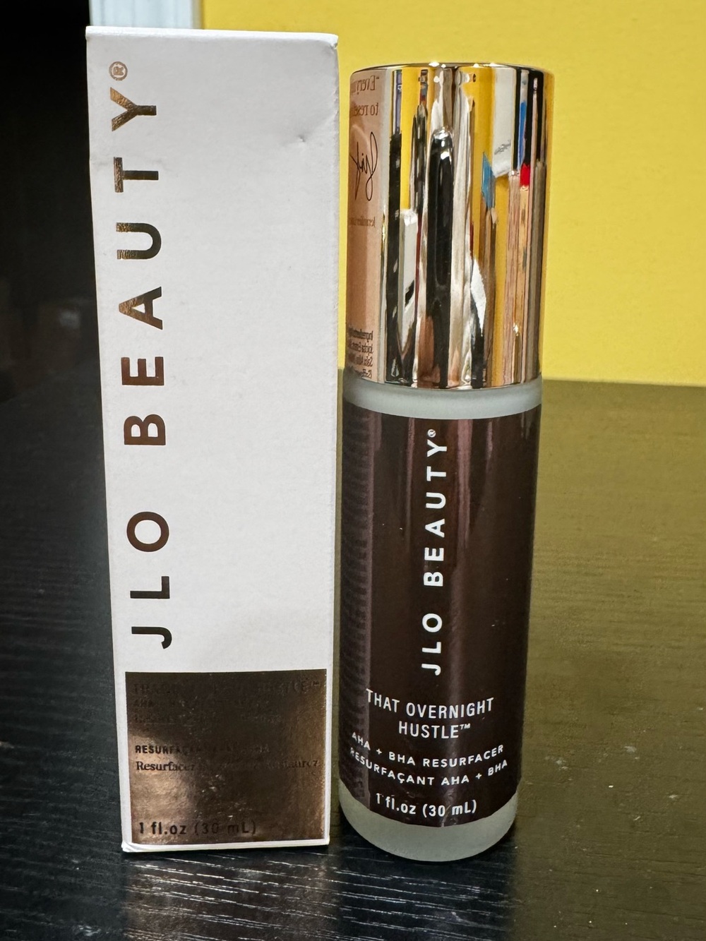 JLo Beauty That Overnight Hustle AHA + BHA Resurfacing Serum – 1 oz / 30 mL